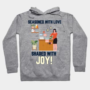 Food bloggers season and share joy Hoodie